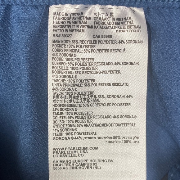 Pearl Izumi Athletic Scape Shorts Women's Medium & Large Dark Denim Color NEW - Picture 10 of 13